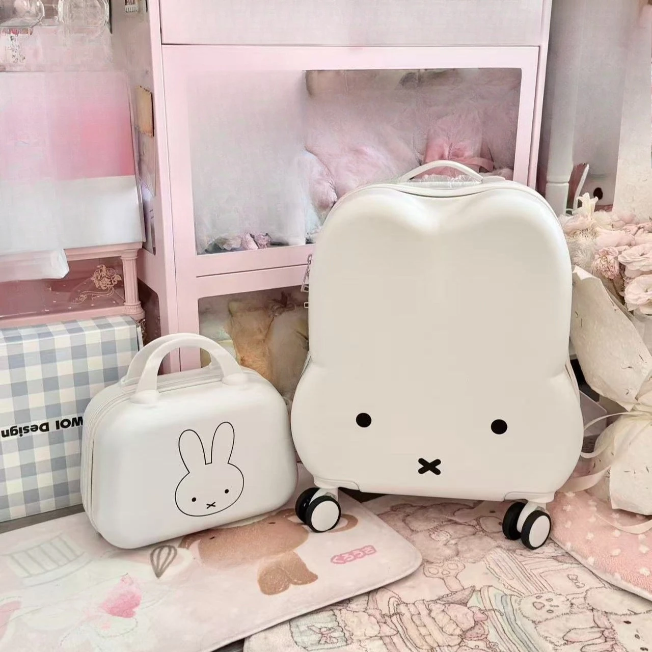 Anime Miffy 20 Inches Alien Cute Suitcase Compact Cute Good Looks Solid Color Student Suitcase Lovely Kawaii Sweet Creativity
Anime Miffy 20 Inches Alien Cute Suitcase Compact Cute Good Looks Solid Color Student Suitcase Lovely Kawaii Sweet Creativity