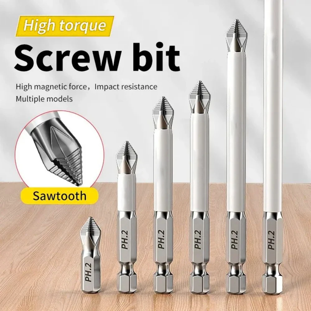 6 PCs Non-Slip Magnetic Cross Head Electric Driver Set - High Hardness Hand Drill Bits Household Electric Screwdrivers HH-AA240
6 PCs Non-Slip Magnetic Cross Head Electric Driver Set - High Hardness Hand Drill Bits Household Electric Screwdrivers HH-AA240