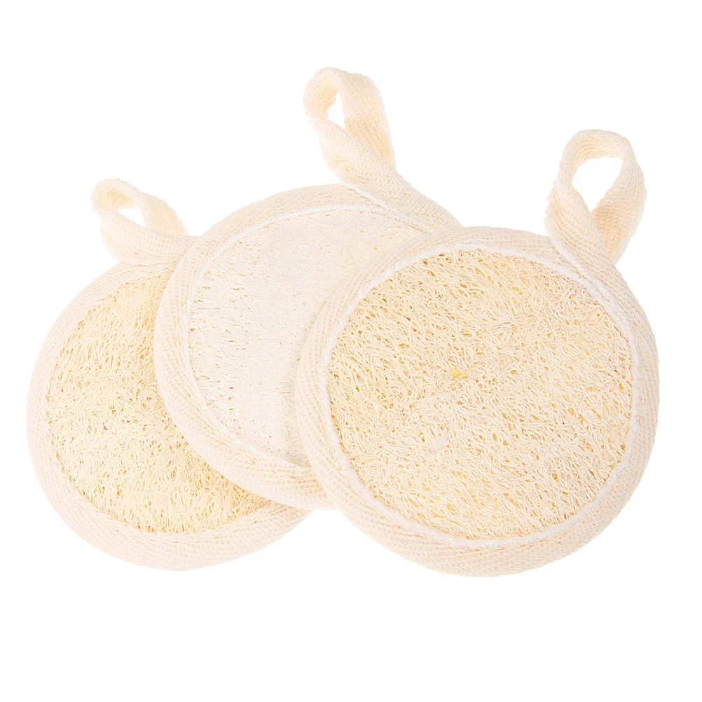 3Pcs Hand Held Loofah Scrubber for Face and Body Natural Cotton Linen Exfoliating Pads Smooth Skin Daily Cleansing Essential
3Pcs Hand Held Loofah Scrubber for Face and Body Natural Cotton Linen Exfoliating Pads Smooth Skin Daily Cleansing Essential
