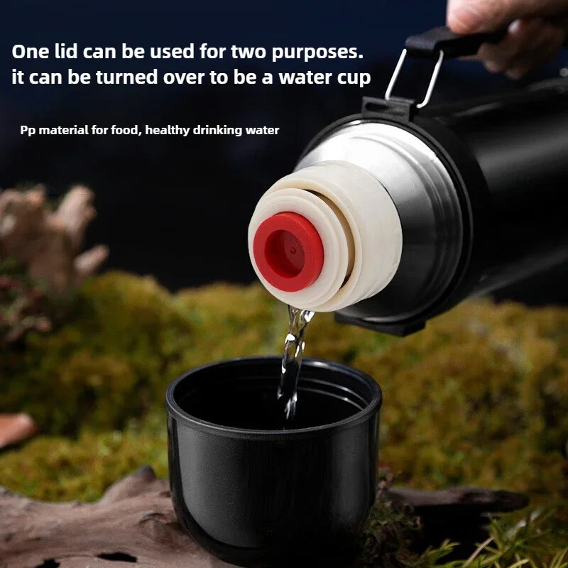 Thermos Flask Cup Thermos Flask Large Capacity 304 Stainless Steel Portable Outdoor Travel Cup Household Use Thermos Flask
Thermos Flask Cup Thermos Flask Large Capacity 304 Stainless Steel Portable Outdoor Travel Cup Household Use Thermos Flask