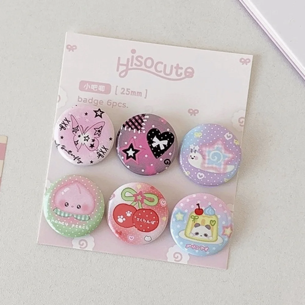6pcs Cute 25mm Badge Handbook Set Mini Baji Brooch Decoration Badge Old-fashioned Colorful Student Baji Set Gift
6pcs Cute 25mm Badge Handbook Set Mini Baji Brooch Decoration Badge Old-fashioned Colorful Student Baji Set Gift