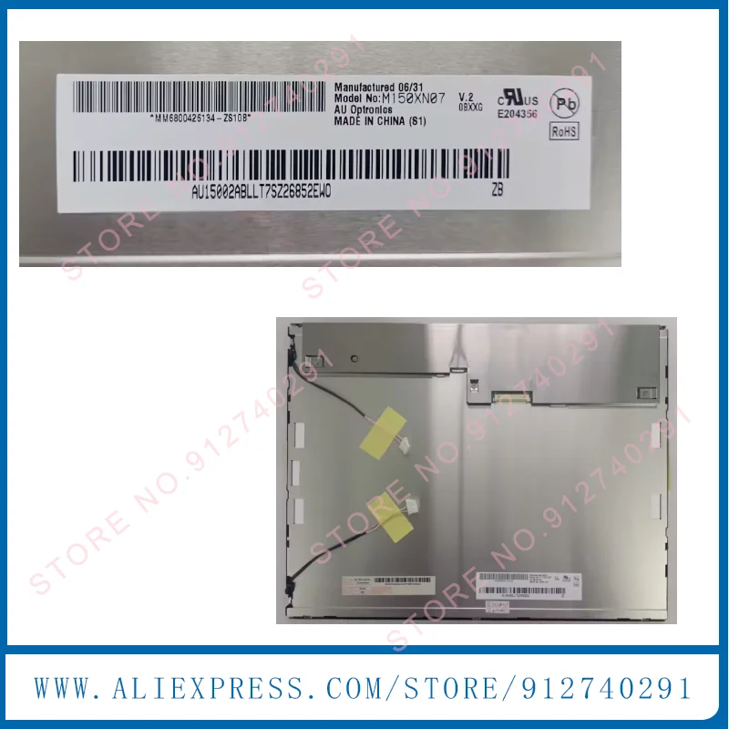 M150XN07 V2 V9 Original 15 Inch M150XN07 V.2 M150XN07V9 LCD Display Screen Panel 1024*768 M150XN07 V.9 V.2
M150XN07 V2 V9 Original 15 Inch M150XN07 V.2 M150XN07V9 LCD Display Screen Panel 1024*768 M150XN07 V.9 V.2