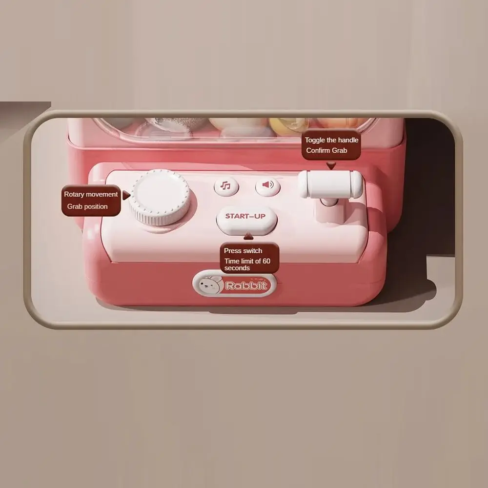 Cartoon Animals Design Mini Clip Doll Machine Strong Grip Electronic Candy Vending Machine Toy Easy To Operate Multi-functional
Cartoon Animals Design Mini Clip Doll Machine Strong Grip Electronic Candy Vending Machine Toy Easy To Operate Multi-functional
