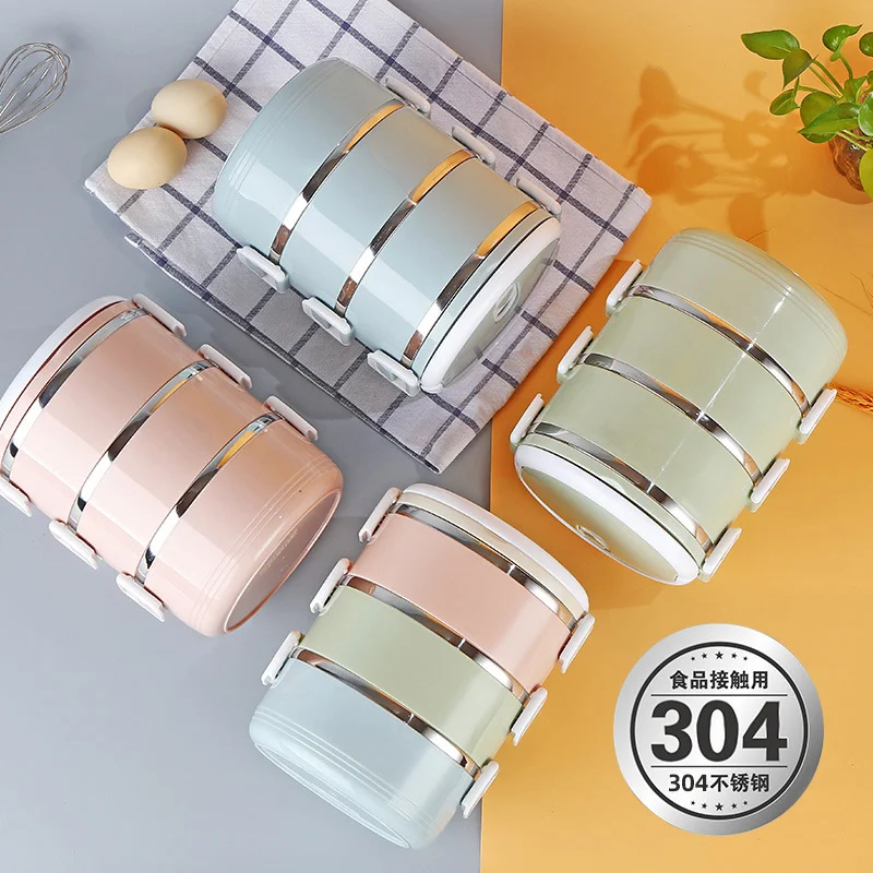 Protable Lunch Box Stainless Steel Bento es Multilayer For Kid Office Workers Microwave Food Container Tableware
Protable Lunch Box Stainless Steel Bento es Multilayer For Kid Office Workers Microwave Food Container Tableware