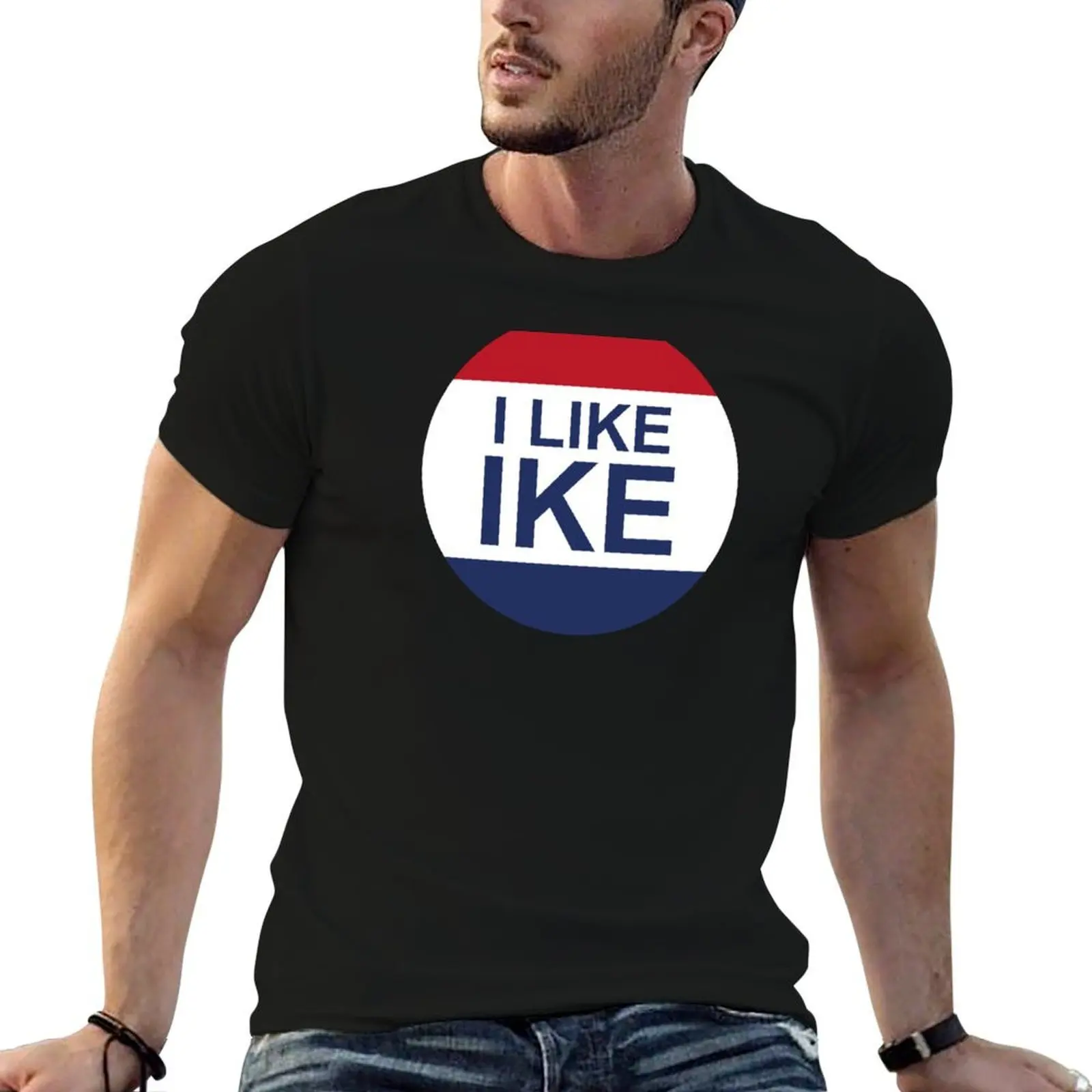 The I LIKE IKE T-Shirt man t shirts high quality luxury brand t shirts for man graphic tees man t shirt heavy cotton T-shirt
The I LIKE IKE T-Shirt man t shirts high quality luxury brand t shirts for man graphic tees man t shirt heavy cotton T-shirt