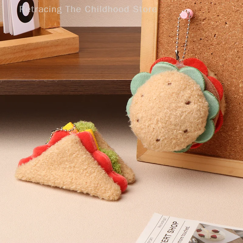 Hamburger Plush Doll Keychain Sandwich Cute Bag Pendant Schoolbag Accessories Simulated Food Stuffed Toys Key Chain
Hamburger Plush Doll Keychain Sandwich Cute Bag Pendant Schoolbag Accessories Simulated Food Stuffed Toys Key Chain