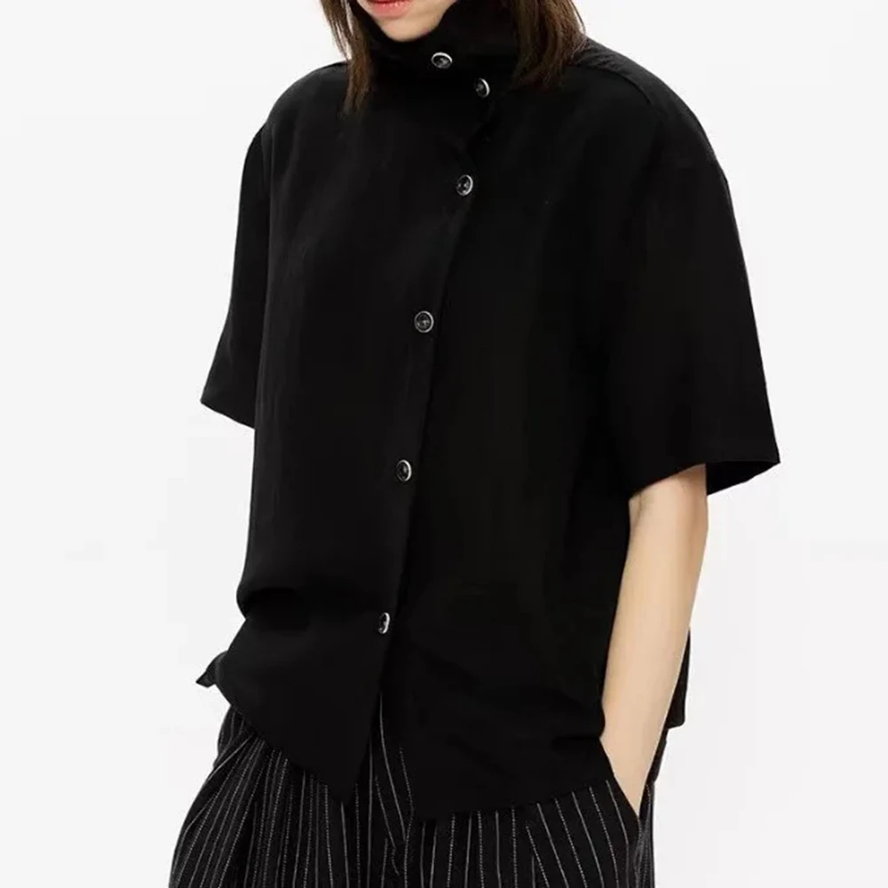 2026 Summer New Unisex Solid Color Short-Sleeve Shirt Retro Fashion Trendy High Street Loose Casual Breathable Neutral Top
2026 Summer New Unisex Solid Color Short-Sleeve Shirt Retro Fashion Trendy High Street Loose Casual Breathable Neutral Top