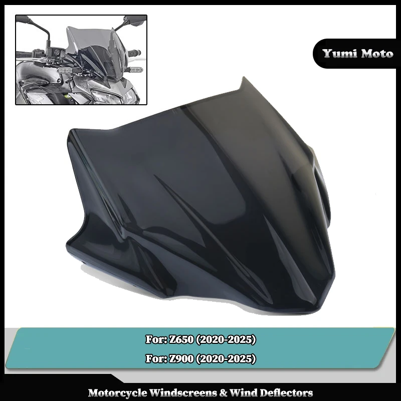 Motorcycle Accessories Front Windscreen Windshield Wind Deflector For KAWASAKI Z650 Z900 2020-2025 Z 650 Z 900 2024 2023 2022
Motorcycle Accessories Front Windscreen Windshield Wind Deflector For KAWASAKI Z650 Z900 2020-2025 Z 650 Z 900 2024 2023 2022