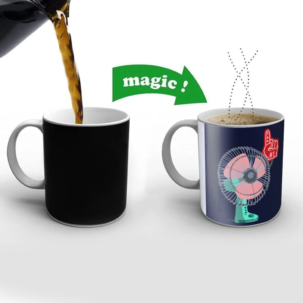 1 Fan Creativity Change Color Chang mug Ceramic mug Hot Coffee Cup Breakfast Cup Mug Friend Gift
1 Fan Creativity Change Color Chang mug Ceramic mug Hot Coffee Cup Breakfast Cup Mug Friend Gift