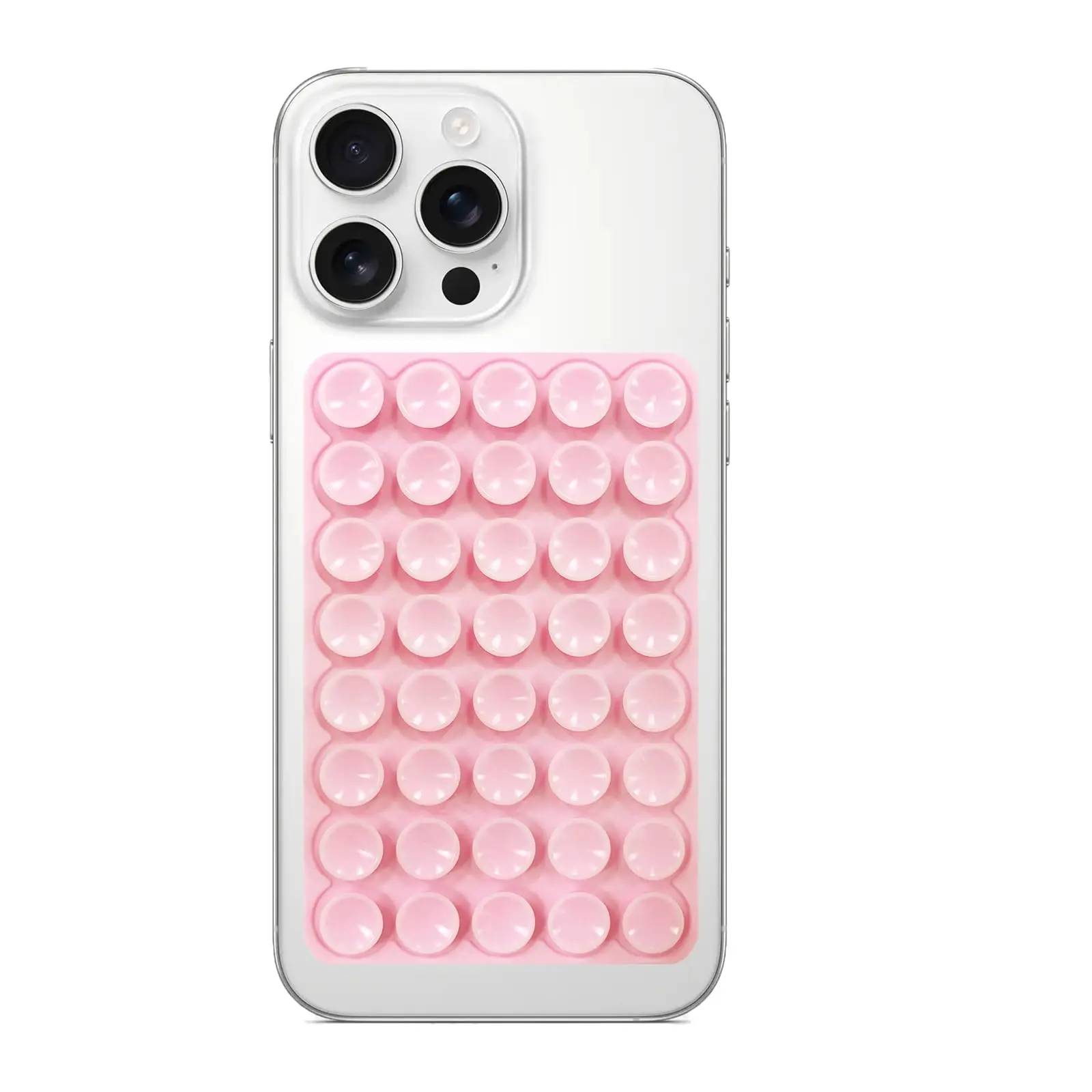 Silicone Suction Phone Mount, Non-Slip Adhesive Stand for Selfies & Videos, Sticky Phone Holder for Cell Phones — Light Pink
Silicone Suction Phone Mount, Non-Slip Adhesive Stand for Selfies & Videos, Sticky Phone Holder for Cell Phones — Light Pink