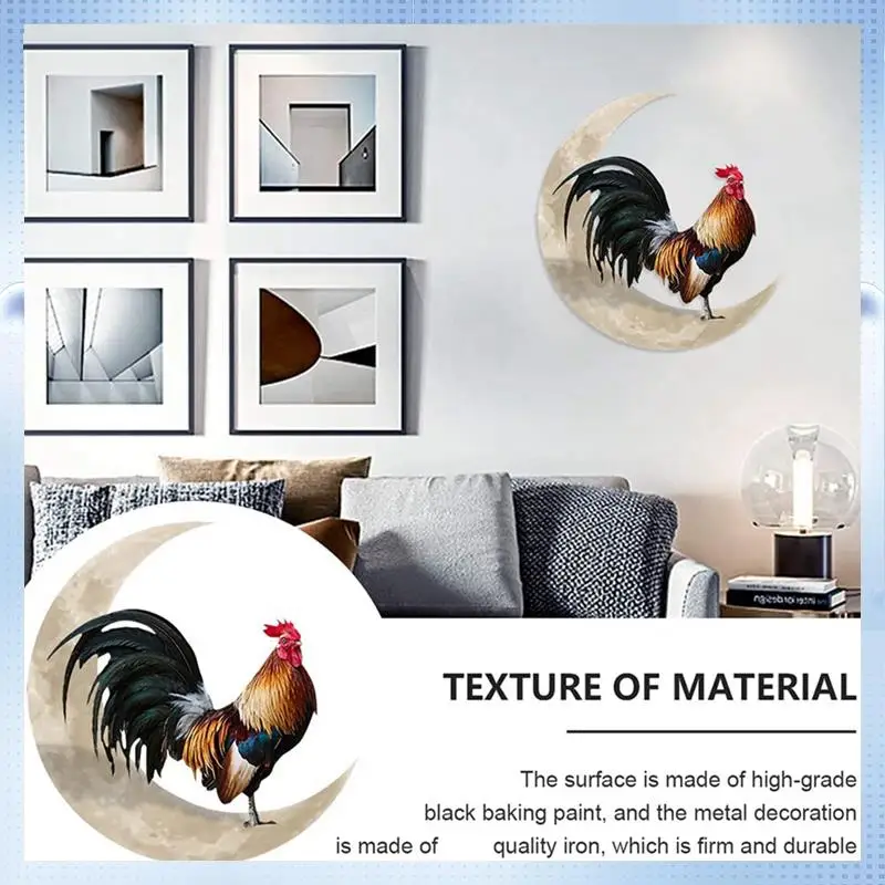 A82Q-Metal Wall Hanging Sign Rooster Moon Wall Decor Wall Unique Arts For Farmhouse Home Garden Decor Durable Easy To Use
A82Q-Metal Wall Hanging Sign Rooster Moon Wall Decor Wall Unique Arts For Farmhouse Home Garden Decor Durable Easy To Use