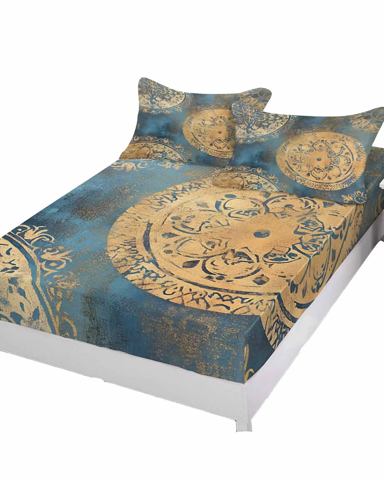 Abstract Flower Texture Bed Mattress Fitted sheet Elastic Rubber Band Non-slip Bed Sheet Pillowcase Set
Abstract Flower Texture Bed Mattress Fitted sheet Elastic Rubber Band Non-slip Bed Sheet Pillowcase Set