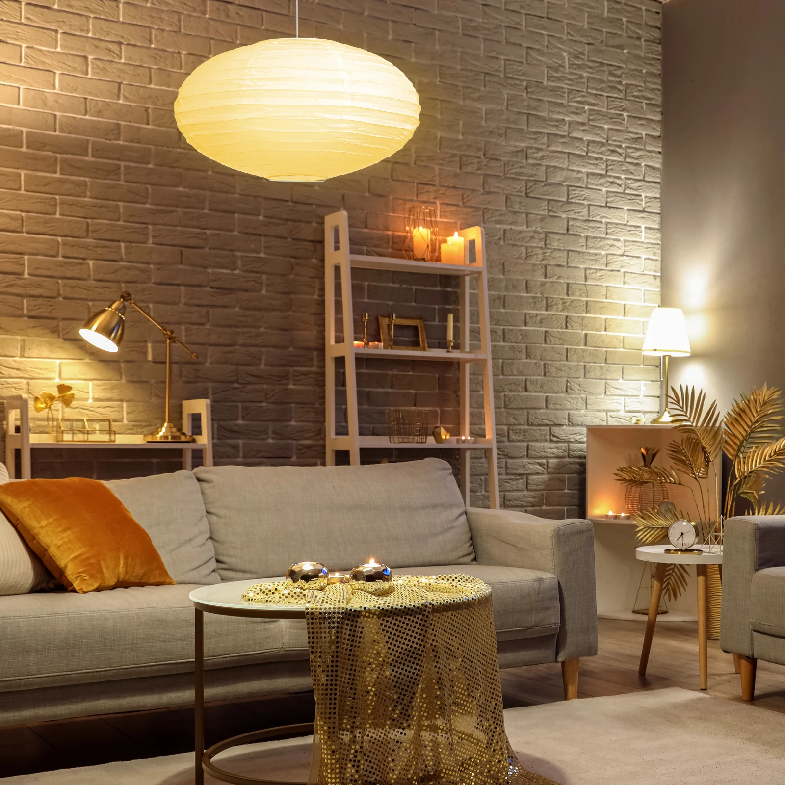 2pcs Paper Lantern Shade Lamp Hanging Lampshade Wall Iron Japanese Decorative Foldable Pendant Light Cover Replacement
2pcs Paper Lantern Shade Lamp Hanging Lampshade Wall Iron Japanese Decorative Foldable Pendant Light Cover Replacement