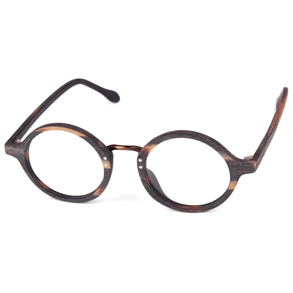 45mm Wood Frame Round Optical Handmade Vintage Retro Eyeglass Frames Spectacles RX
45mm Wood Frame Round Optical Handmade Vintage Retro Eyeglass Frames Spectacles RX