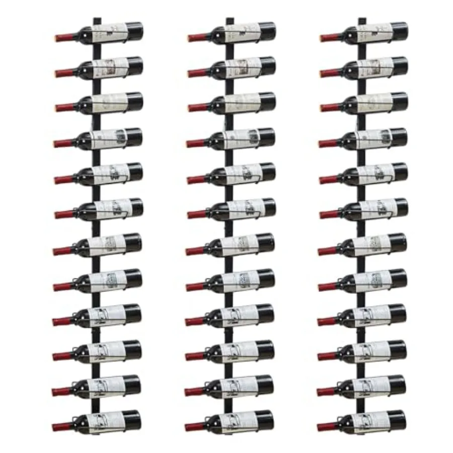 3 Pack Bottle Wall Wine Rack, DIY Wine Rack Wall Mounted, Wall Mounted Wine Rack, Display Holder Used as One or Four, for Kitch
3 Pack Bottle Wall Wine Rack, DIY Wine Rack Wall Mounted, Wall Mounted Wine Rack, Display Holder Used as One or Four, for Kitch