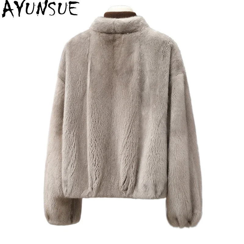 AYUNSUE Высококачественная шуба из натурального норкового меха, женская зимняя одежда, женские пальто из натурального меха, новые пальто, цельная женская норка Fourrure Femme
AYUNSUE Высококачественная шуба из натурального норкового меха, женская зимняя одежда, женские пальто из натурального меха, новые пальто, цельная женская норка Fourrure Femme