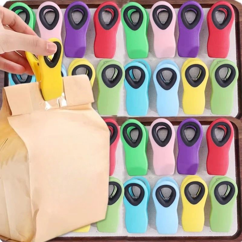 1Pc Clips Set, Magnetic Clips, Multicolor Bag Clips, Bread Clips, Clips for Fridge, Bags Clips for Food Storage, Kitchen Gadgets
1Pc Clips Set, Magnetic Clips, Multicolor Bag Clips, Bread Clips, Clips for Fridge, Bags Clips for Food Storage, Kitchen Gadgets