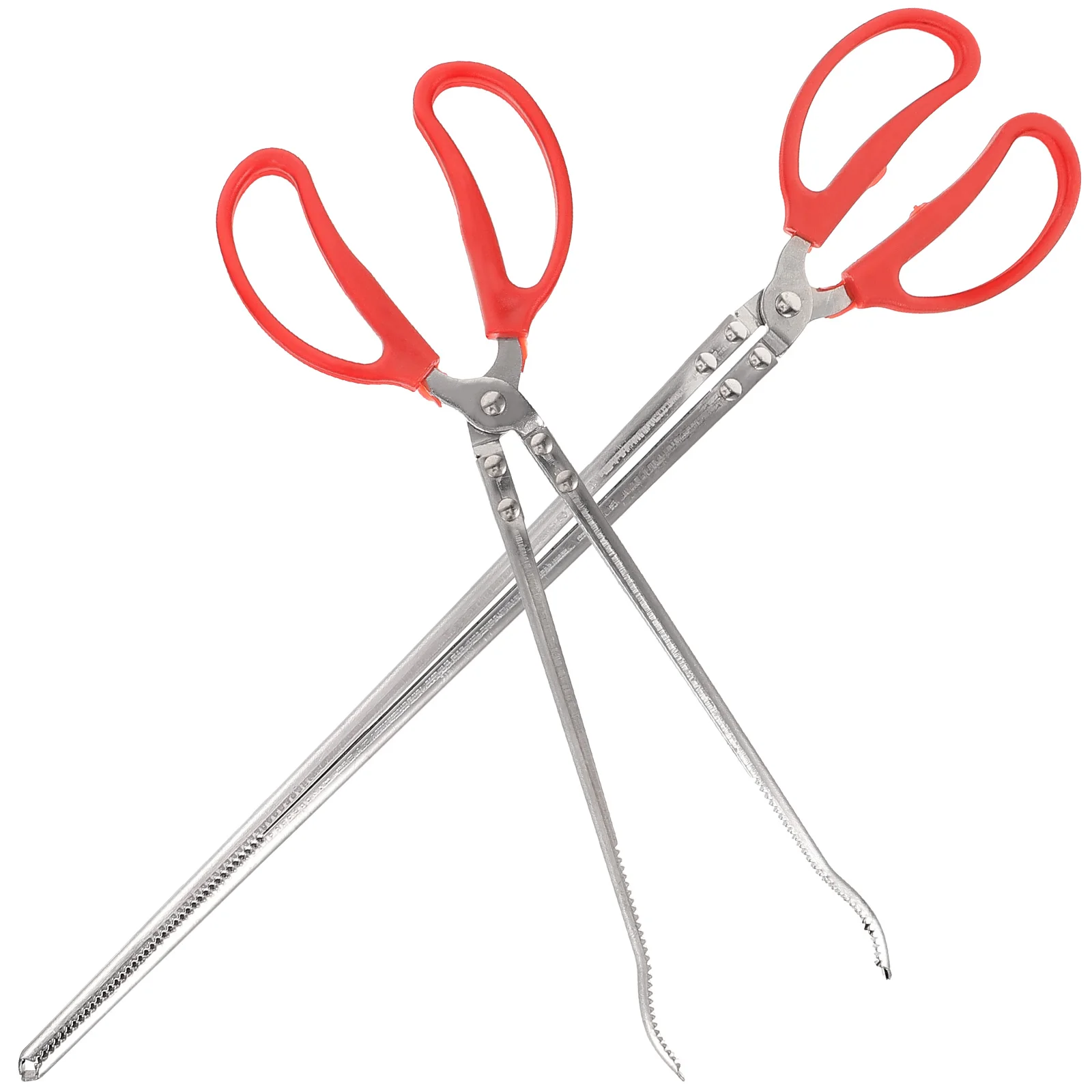 2 Pcs Stainless Steel Crab Tongs Loach Clamp Fishing Tool for Camping Outdoor Sea Crab Grabber Pliers Set Trash Picker
2 Pcs Stainless Steel Crab Tongs Loach Clamp Fishing Tool for Camping Outdoor Sea Crab Grabber Pliers Set Trash Picker