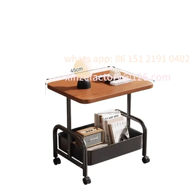 Customizable Mobile Coffee Table Laptop Desk Double-Layer Sofa Stand with Removable Basket Sturdy Night Cabinet for Living Room
Customizable Mobile Coffee Table Laptop Desk Double-Layer Sofa Stand with Removable Basket Sturdy Night Cabinet for Living Room