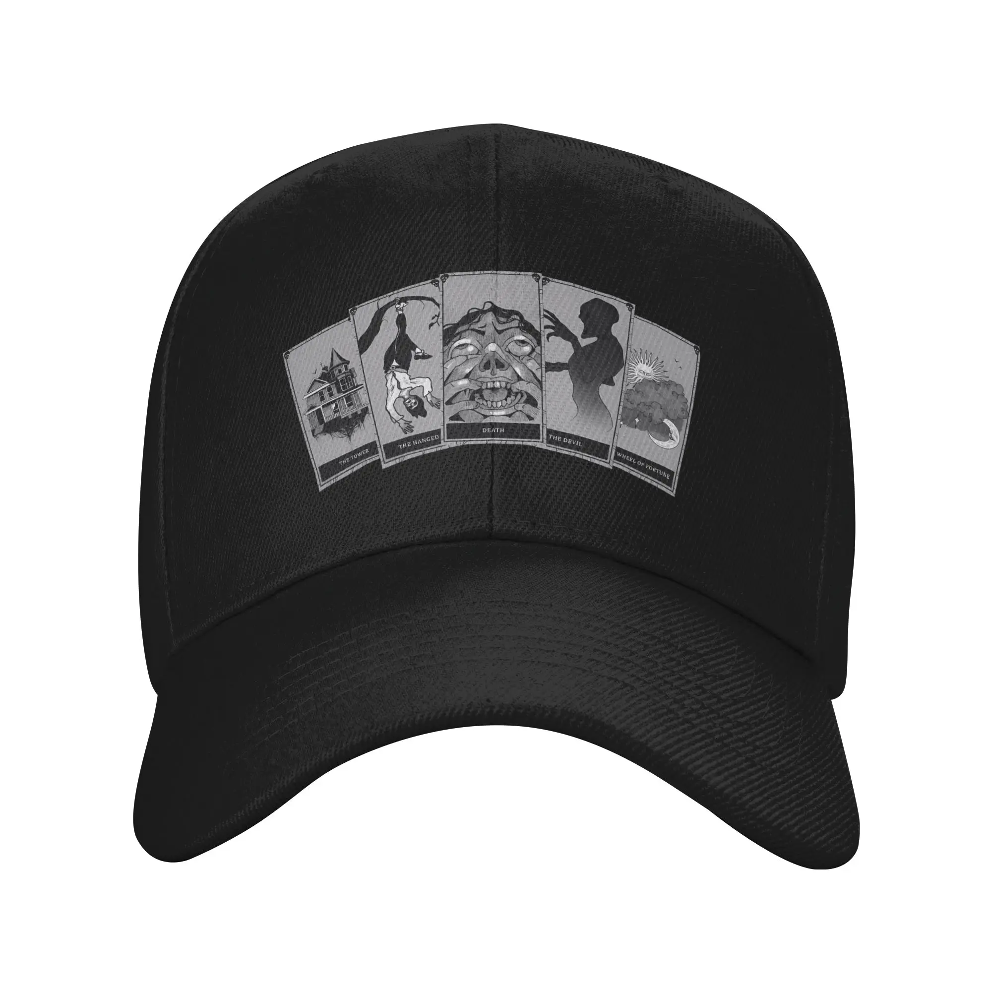 Fashion Phasmophobia Tarot Cards Curved Brim Baseball Cap Light Vintage Sun Visor
Fashion Phasmophobia Tarot Cards Curved Brim Baseball Cap Light Vintage Sun Visor