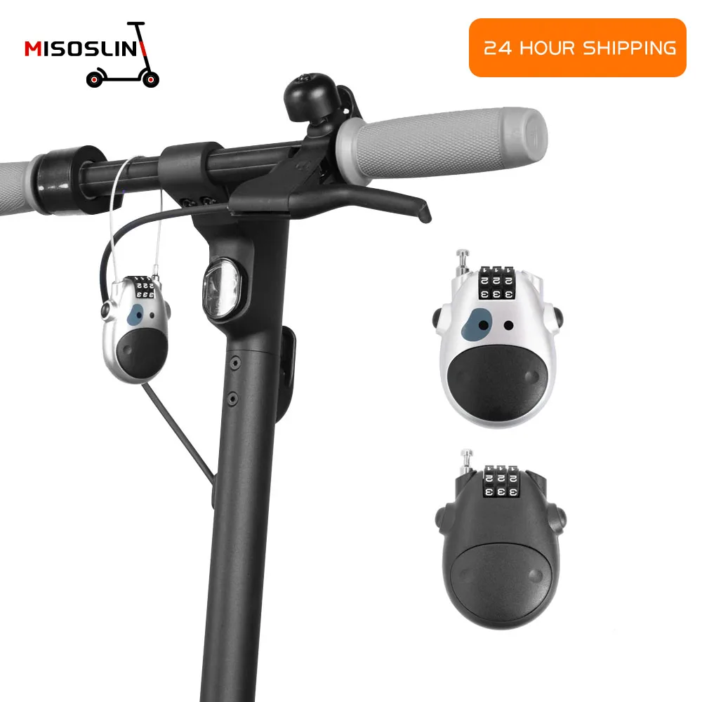 Digit Anti-theft Lock Telescopic Steel Rope for Xiaomi M365 Pro & Ninebot Max G30 E-Scooter Helmet Password Padlock Accessory
Digit Anti-theft Lock Telescopic Steel Rope for Xiaomi M365 Pro & Ninebot Max G30 E-Scooter Helmet Password Padlock Accessory