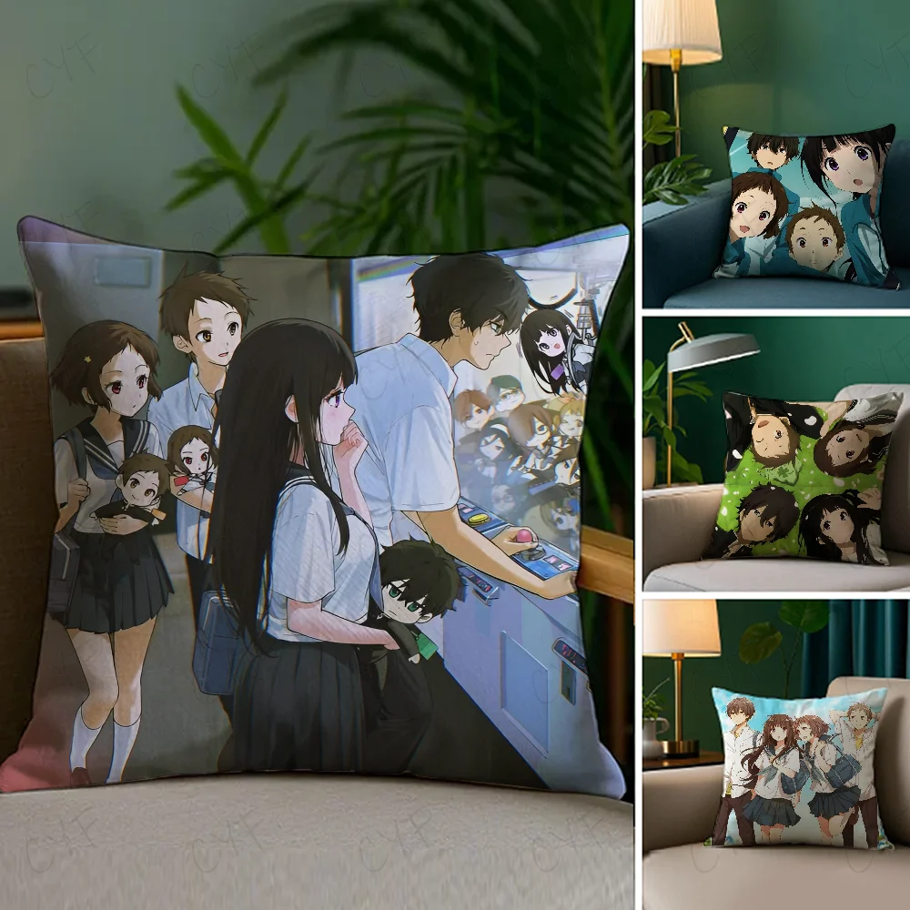 H-Hyouka cartoon Pillow Case Anti-dustmite Pillow Invisible zipper silky short plush Sofa cushion cover
H-Hyouka cartoon Pillow Case Anti-dustmite Pillow Invisible zipper silky short plush Sofa cushion cover