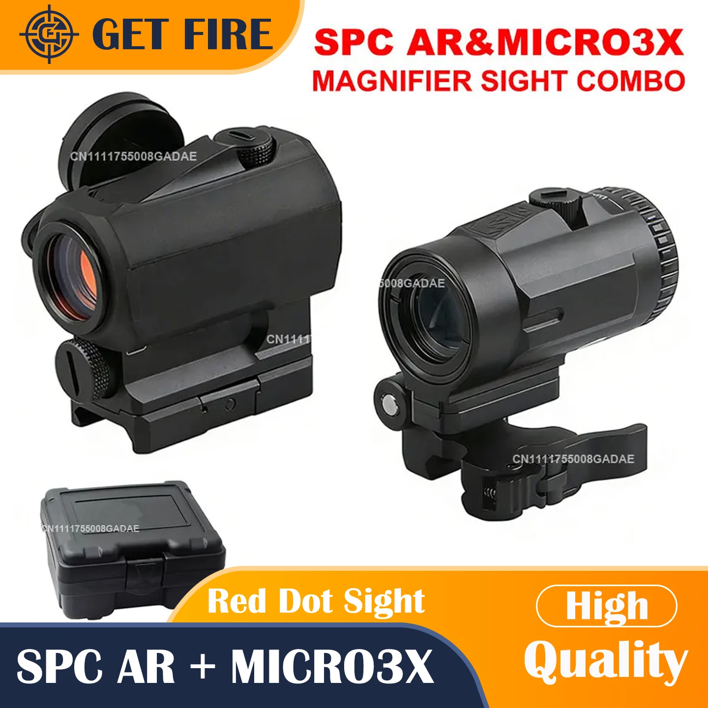 VTX SPC AR MICRO3X Magnifier Combo Red Dot Sight Tactical Hunting Optic Rifle Scope Hybird Sight Airsoft Rifle Picatinny Mount
VTX SPC AR MICRO3X Magnifier Combo Red Dot Sight Tactical Hunting Optic Rifle Scope Hybird Sight Airsoft Rifle Picatinny Mount