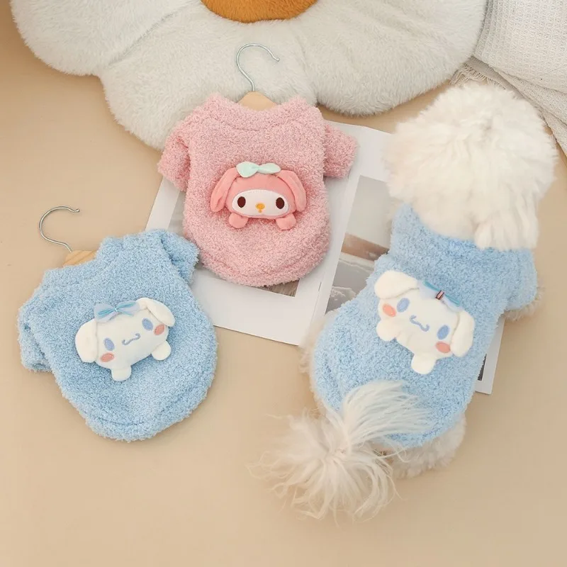 Sanrio Dog Cat Hoodie, Plush Cloud Fleece Warm Pullover for Small Dogs Cats, Thick Winter Pet Sweater for Fall
Sanrio Dog Cat Hoodie, Plush Cloud Fleece Warm Pullover for Small Dogs Cats, Thick Winter Pet Sweater for Fall