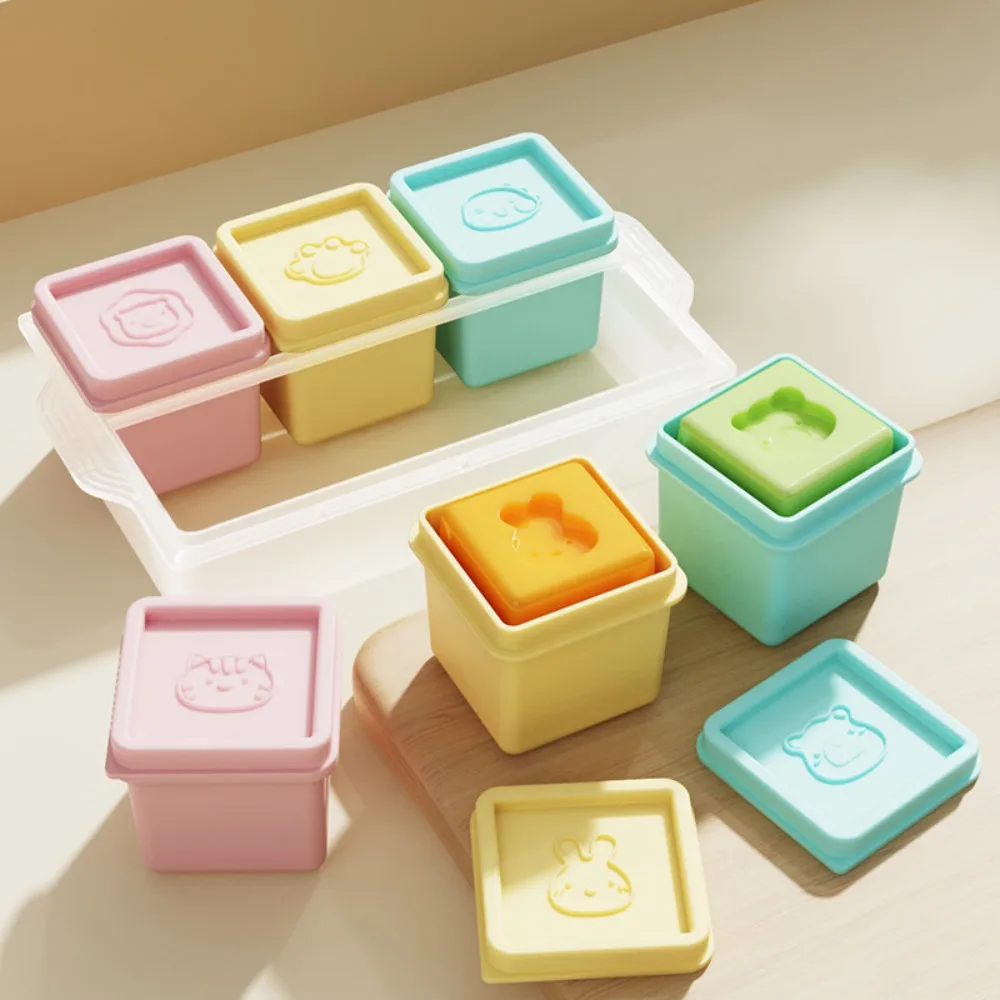 Multipurpose 6 Grid Baby Food Freezer Tray with Lid Silicone Ice Cube Mold Heat Resistance Square Ice Cube Tray Snack
Multipurpose 6 Grid Baby Food Freezer Tray with Lid Silicone Ice Cube Mold Heat Resistance Square Ice Cube Tray Snack