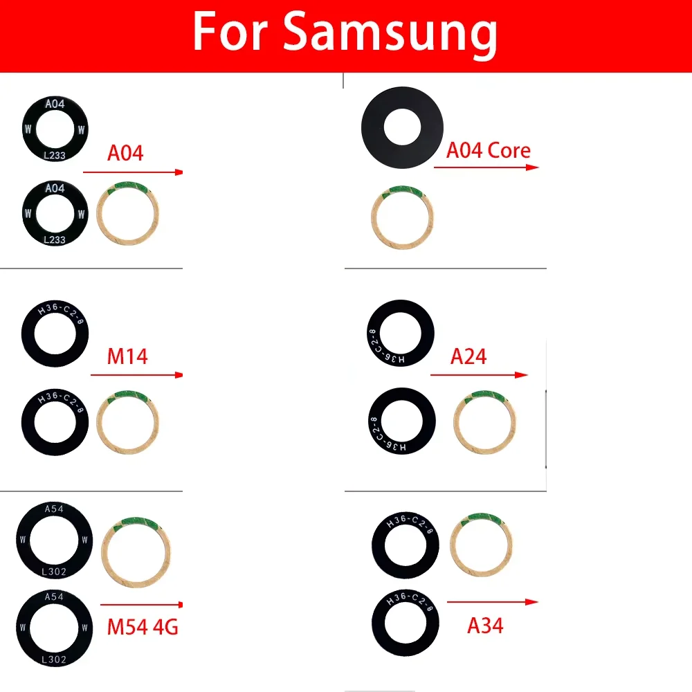 Rear Back Camera Lens Glass For Samsung A04 Core A04 A04E A04S A14 A24 A34 A54 5G M14 M54 With Adhesive Camera Lens
Rear Back Camera Lens Glass For Samsung A04 Core A04 A04E A04S A14 A24 A34 A54 5G M14 M54 With Adhesive Camera Lens