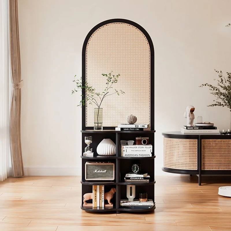 Nordic solid wood rattan screen partition living room home entrance entrance rack movable to block retro seat screen
Nordic solid wood rattan screen partition living room home entrance entrance rack movable to block retro seat screen