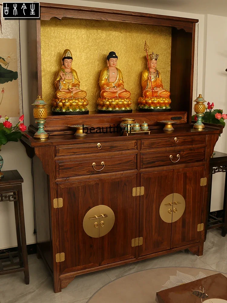 Solid wood table supply cabinet Chinese Buddhist platform household God of Wealth worship table Guanyin Shentai
Solid wood table supply cabinet Chinese Buddhist platform household God of Wealth worship table Guanyin Shentai