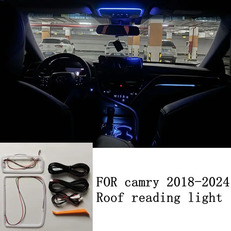 For Toyota Camry 2018-2023 Car LED Roof reading light Interior Decorative Lamp Atmosphere Ambient Light Ice Blue
For Toyota Camry 2018-2023 Car LED Roof reading light Interior Decorative Lamp Atmosphere Ambient Light Ice Blue
