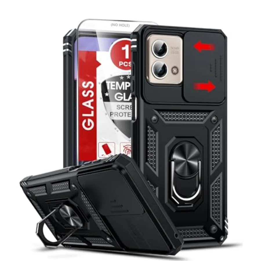 for Motorola Moto G-Stylus 2023 Case: with Slide Camera Cover Glass Screen Protector, Rugged Shockproof Unlocked Cell Phone Cov
for Motorola Moto G-Stylus 2023 Case: with Slide Camera Cover Glass Screen Protector, Rugged Shockproof Unlocked Cell Phone Cov