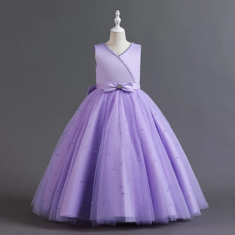 Children's Princess Dress Big Boy Purple Mesh Skirt Girls Host Dress Flower Girl Wedding Dress
Children's Princess Dress Big Boy Purple Mesh Skirt Girls Host Dress Flower Girl Wedding Dress