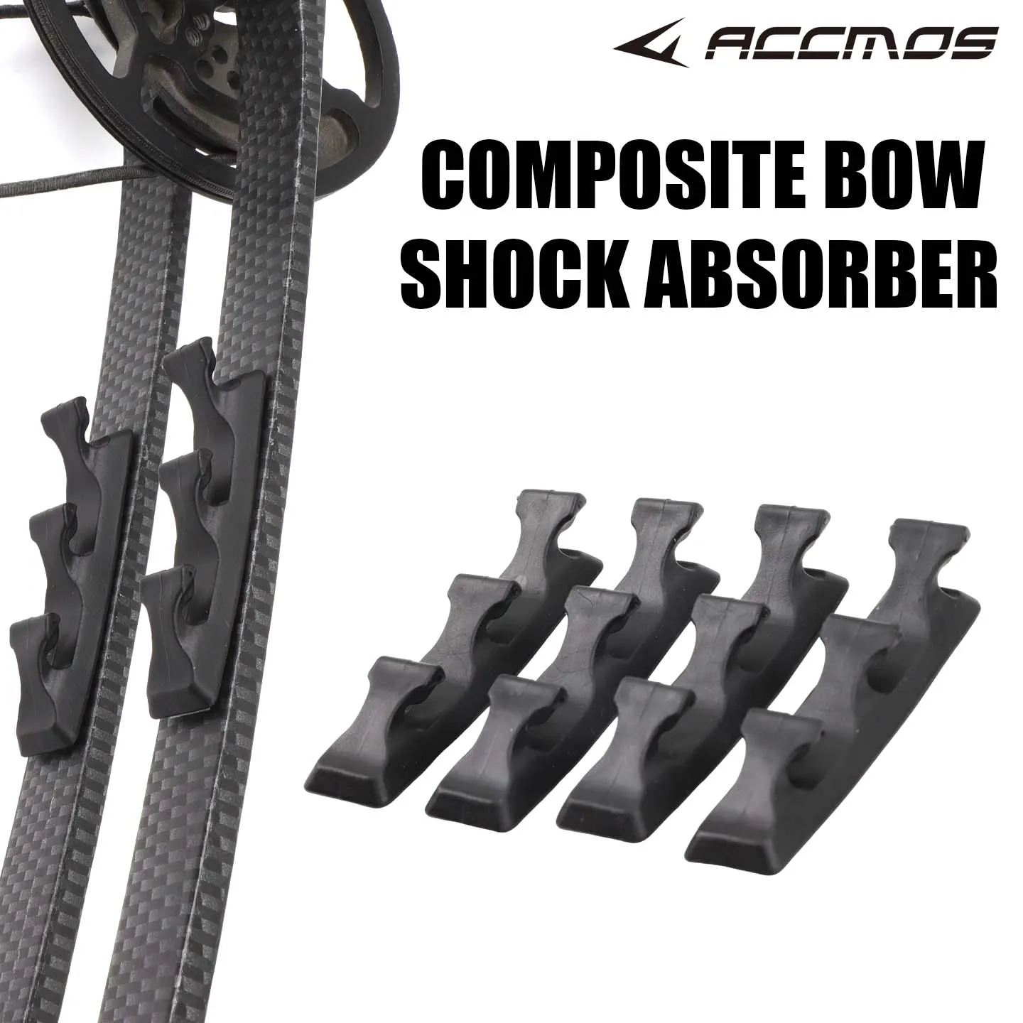 ACCMOS Compound Bow Limb Dampeners, Rubber Shockwave Silencers with 3M Tape for Noise Reduction, Vibration Damping Archery Acces
ACCMOS Compound Bow Limb Dampeners, Rubber Shockwave Silencers with 3M Tape for Noise Reduction, Vibration Damping Archery Acces