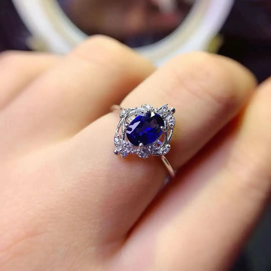 The Best Party Gift 100% Natural and Real Sapphire Ring 925 Sterling Silver Trendy Women ring
The Best Party Gift 100% Natural and Real Sapphire Ring 925 Sterling Silver Trendy Women ring