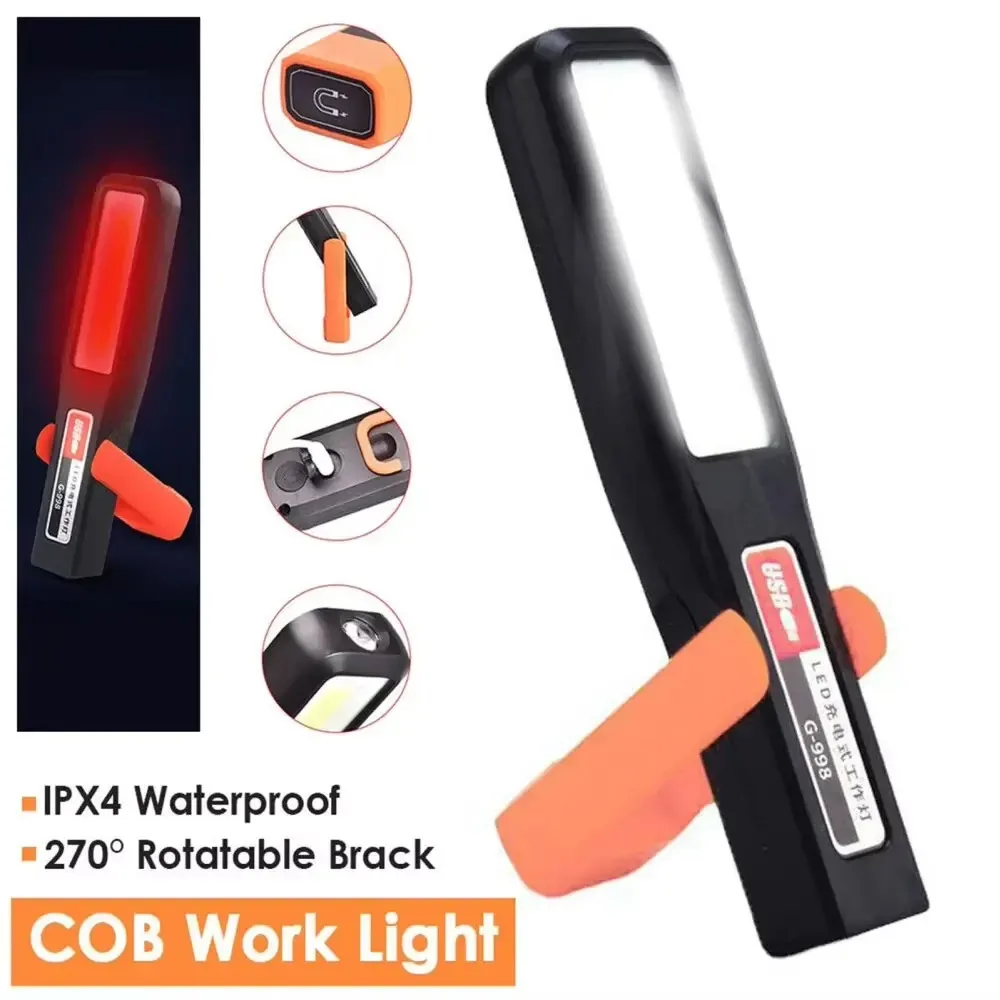 1-10 шт. светодиодных рабочих фонарей с магнитом, USB-зарядкой, COB-подсветкой, аварийный сигнальный фонарь для автомобиля, гаража, механика, мощный фонарик
1-10 шт. светодиодных рабочих фонарей с магнитом, USB-зарядкой, COB-подсветкой, аварийный сигнальный фонарь для автомобиля, гаража, механика, мощный фонарик