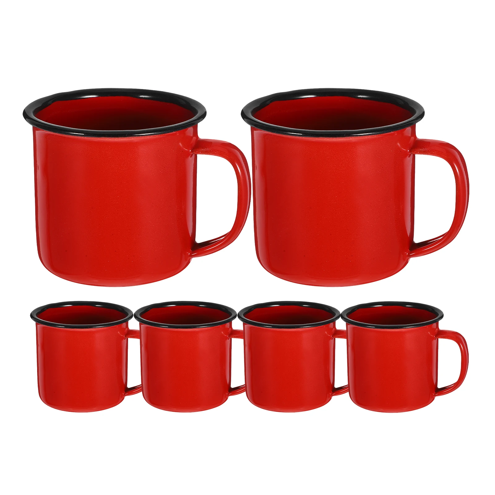 6 pcs Vintage Enamel Mugs Retro Drinking Cups 6CM Size Colorful Random Design Safe Practical Multifunctional Home Office Kitchen
6 pcs Vintage Enamel Mugs Retro Drinking Cups 6CM Size Colorful Random Design Safe Practical Multifunctional Home Office Kitchen