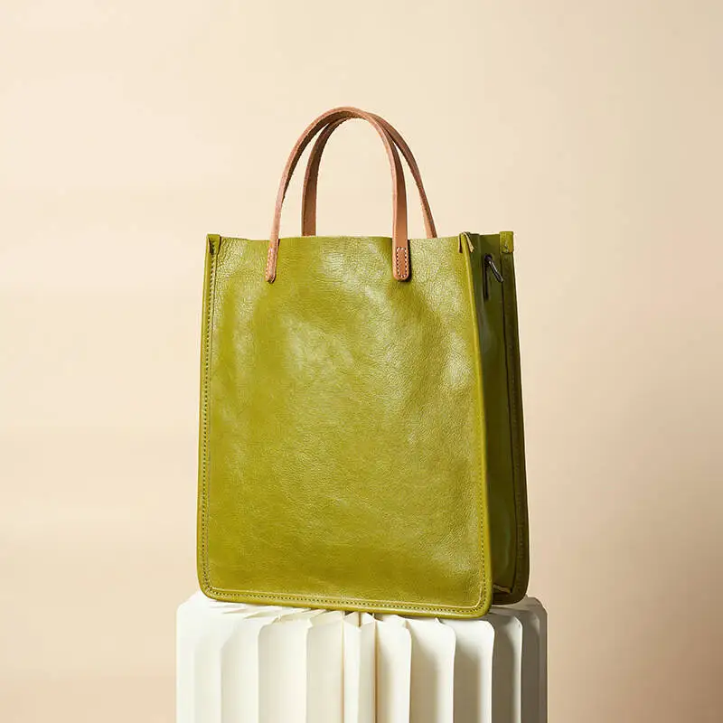 High-End Soft Retro Wax Leather Handbag Women's Tote Bags Large Capacity Composite Bag Commute Crossbody Shoulder Bag Satchel
High-End Soft Retro Wax Leather Handbag Women's Tote Bags Large Capacity Composite Bag Commute Crossbody Shoulder Bag Satchel
