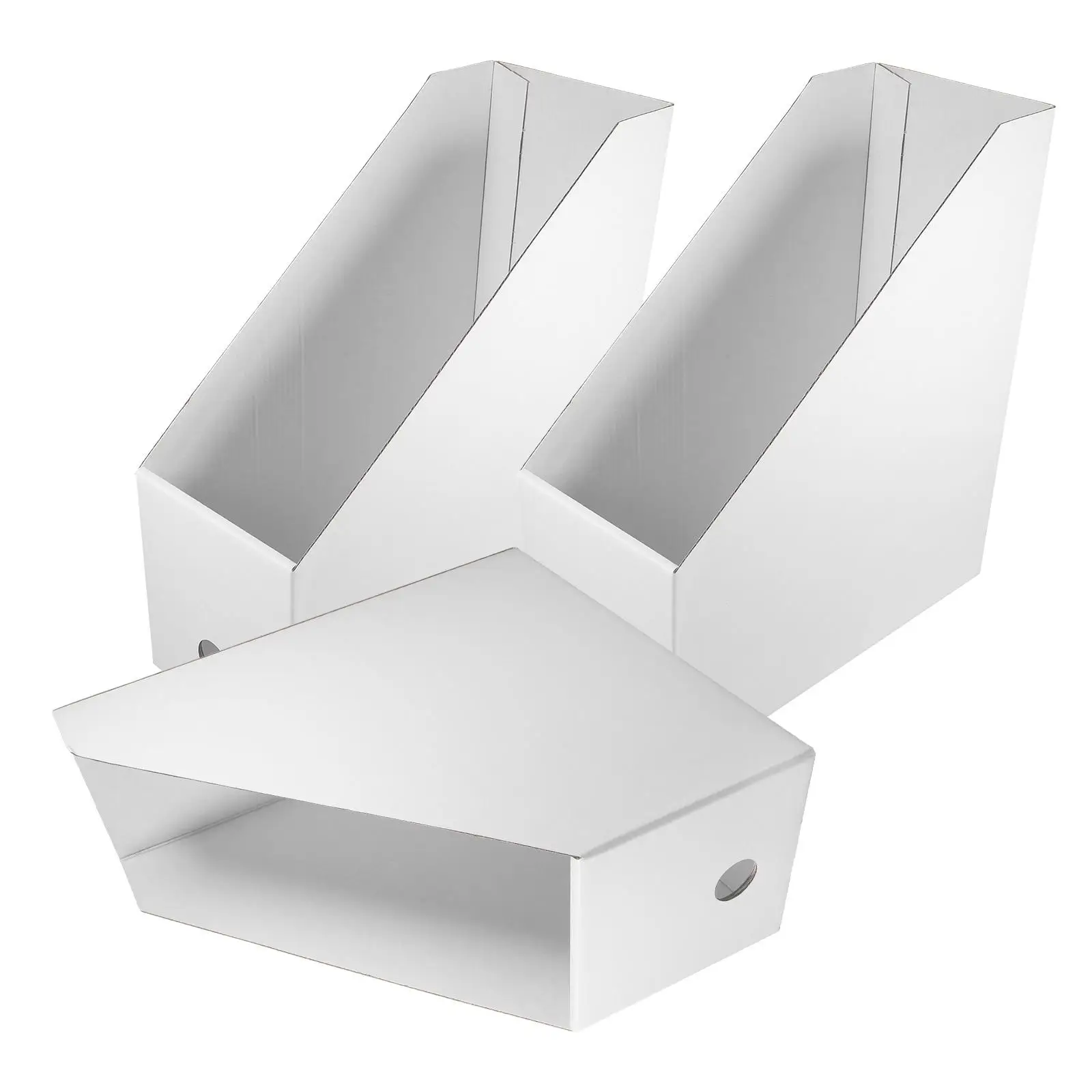 3 Pcs Wide White Document Shelf Organizers File Stand Folder Holder Paper File Boxes Storage Rack Desk Office School
3 Pcs Wide White Document Shelf Organizers File Stand Folder Holder Paper File Boxes Storage Rack Desk Office School