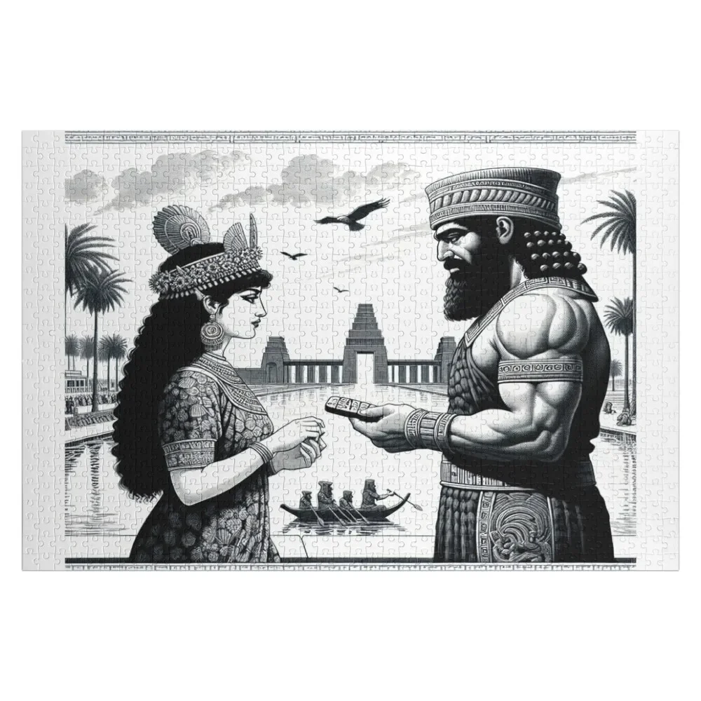 Mesopotamia, Иштар, Гильгамеш, Планшеты с берителем, пальма, река, Ворота Пазл Вудс Для Взрослых Пазл
Mesopotamia, Иштар, Гильгамеш, Планшеты с берителем, пальма, река, Ворота Пазл Вудс Для Взрослых Пазл