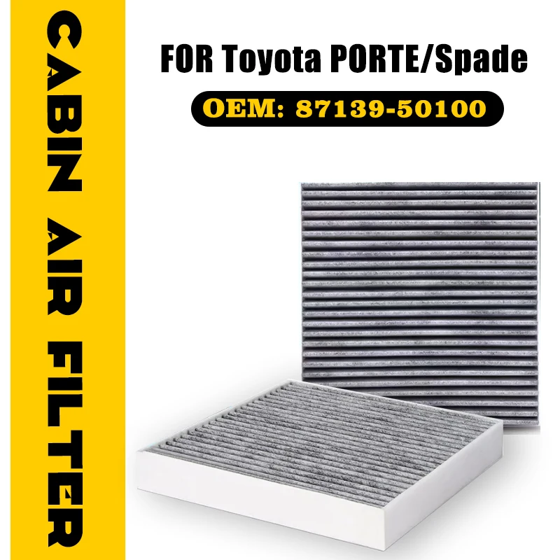 Car Activated Carbon Air Filter For Toyota PORTE Spade 2012-2020 NSP141 2013 2014 2015 2016 Conditioner Accessories 87139-50100
Car Activated Carbon Air Filter For Toyota PORTE Spade 2012-2020 NSP141 2013 2014 2015 2016 Conditioner Accessories 87139-50100