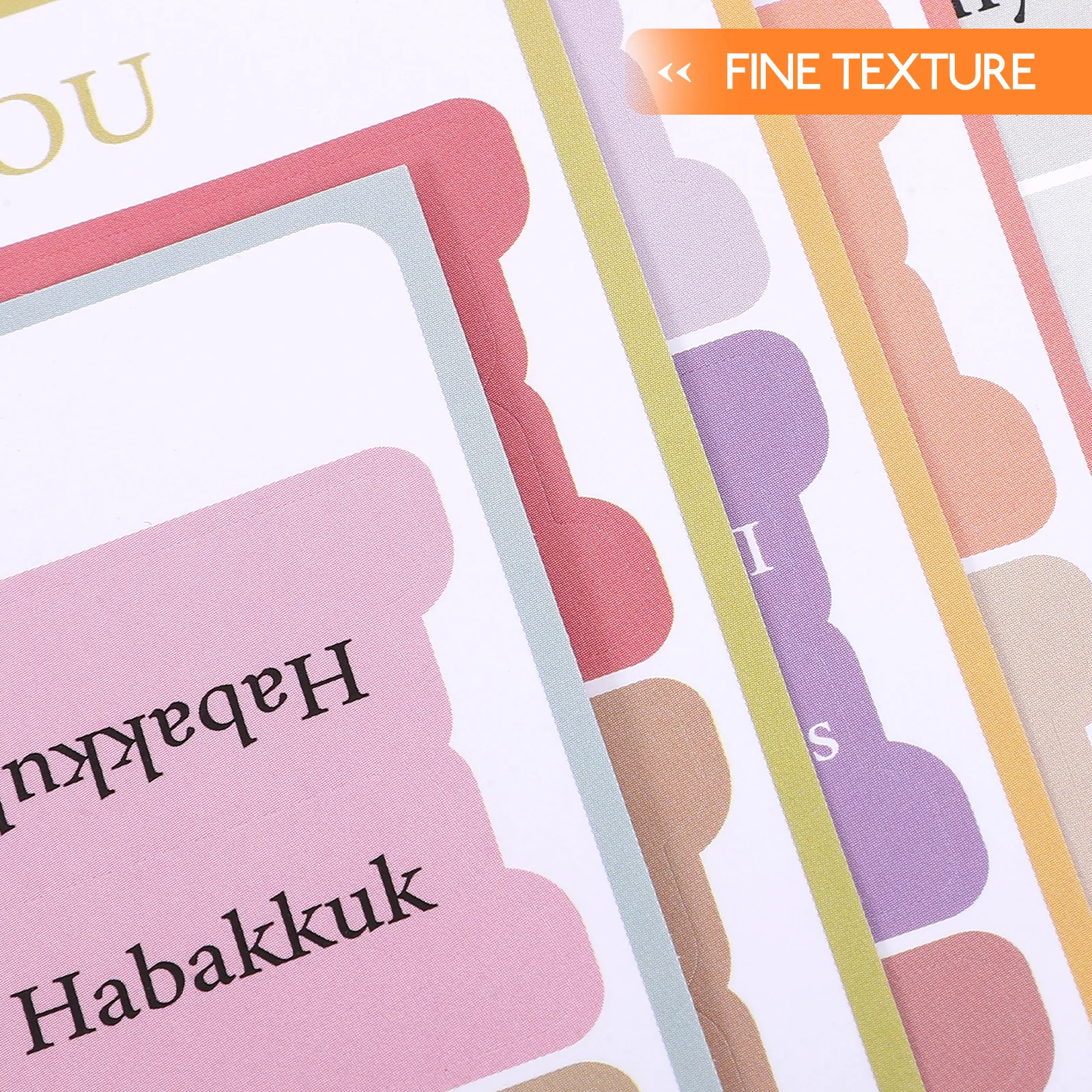 5 Sheets Gold-Stitched Bible Tabs Coated Paper Book Page Dividers Self-Adhesive Index Labels For Study Reading Crafts Men Women
5 Sheets Gold-Stitched Bible Tabs Coated Paper Book Page Dividers Self-Adhesive Index Labels For Study Reading Crafts Men Women