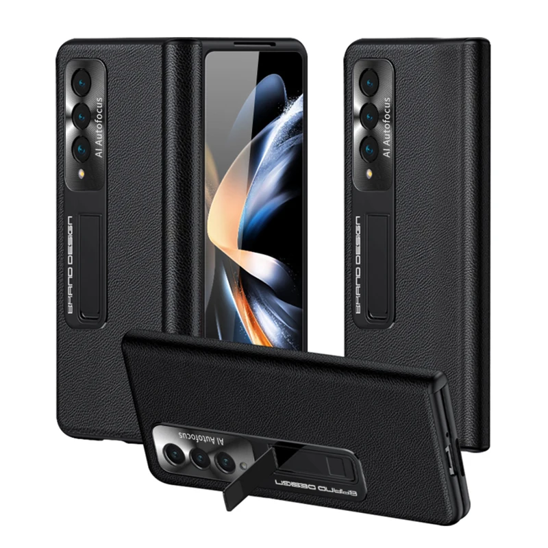 Qialino Fall Proof Mobile Cover Cases For Samsung Galaxy Z Fold4 Fold 4 Leather Protective Case Fashion Light Luxury Business
Qialino Fall Proof Mobile Cover Cases For Samsung Galaxy Z Fold4 Fold 4 Leather Protective Case Fashion Light Luxury Business