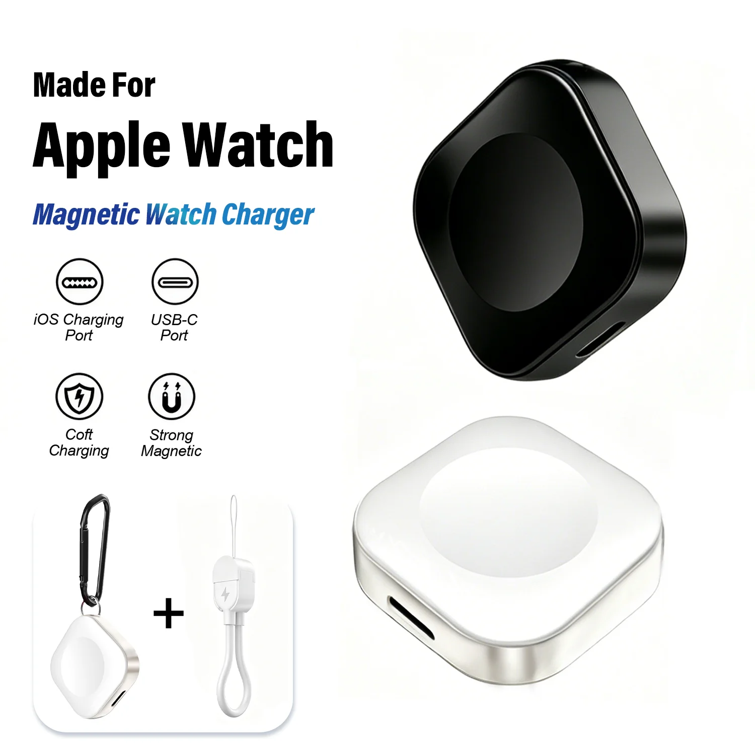 For Apple Watch Charger USB C Magnetic Wireless Fast Charging Cable for iWatch 11 10 9 8 7 6 5 4 3 2 SE/2 Ultra Charger Portable
For Apple Watch Charger USB C Magnetic Wireless Fast Charging Cable for iWatch 11 10 9 8 7 6 5 4 3 2 SE/2 Ultra Charger Portable