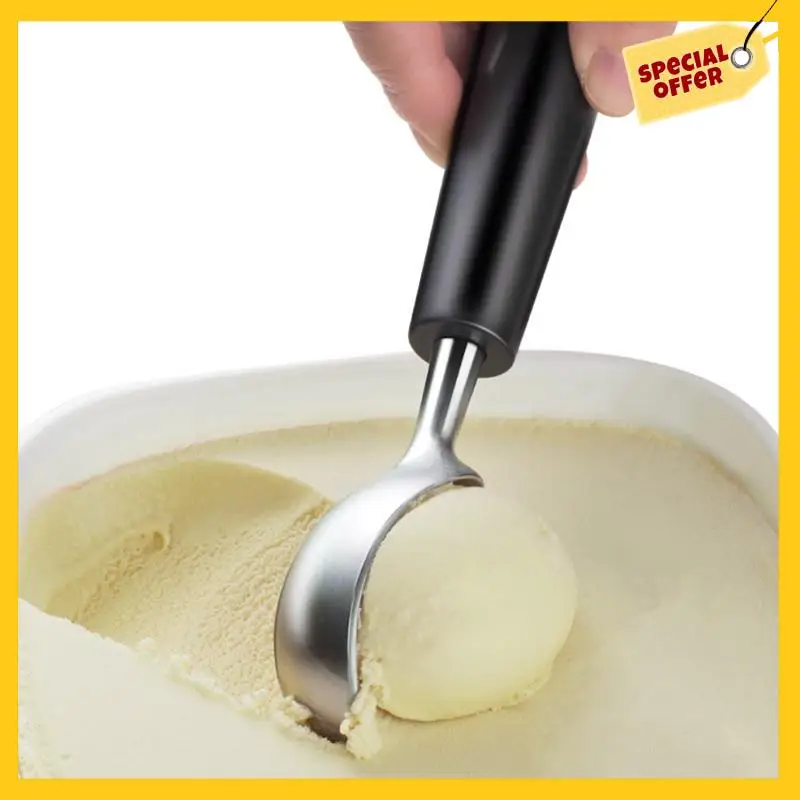 Ice Cream Scoop Stainless Steel, Ice Cream Scooper Professional Large Ice Cream Scoops With Non-Slip Rubber Handle, Durable
Ice Cream Scoop Stainless Steel, Ice Cream Scooper Professional Large Ice Cream Scoops With Non-Slip Rubber Handle, Durable