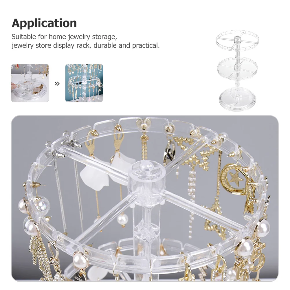 Jewelry Display Stand Earring Organizer Holder Creative Practical Design Smooth Polishing Clear View Earrings Display Stand
Jewelry Display Stand Earring Organizer Holder Creative Practical Design Smooth Polishing Clear View Earrings Display Stand