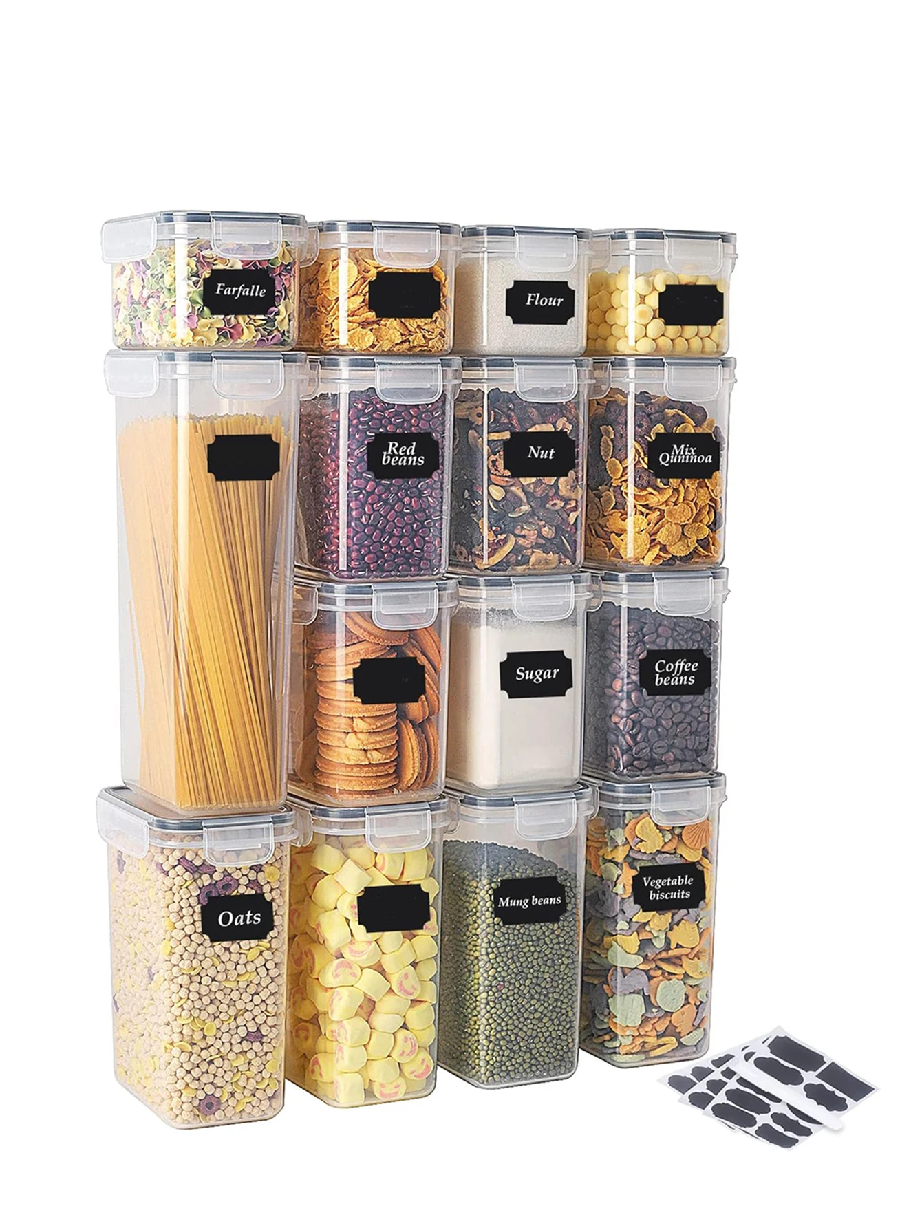 36pcs Sealed milk jar Sugar jar storage containers with labels and labels - perfect for milk and sugar - keep food fresh and org
36pcs Sealed milk jar Sugar jar storage containers with labels and labels - perfect for milk and sugar - keep food fresh and org