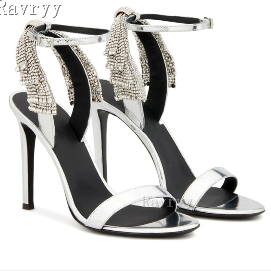 Bling Rhinestone Butterfly Knots Tassels Women Sandals Round Open Toe Thin High Heels Female Party Dress Wedding Shoes
Bling Rhinestone Butterfly Knots Tassels Women Sandals Round Open Toe Thin High Heels Female Party Dress Wedding Shoes